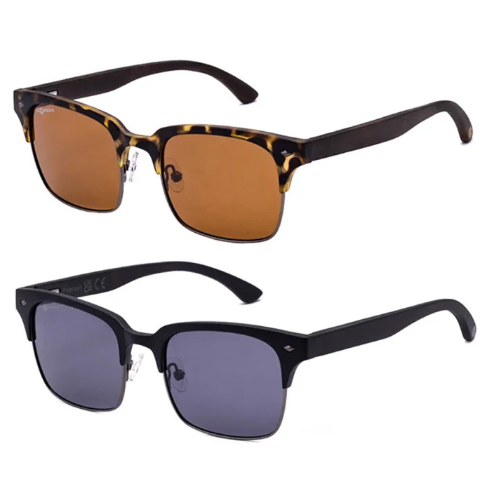Korda Wraps Sunglasses, Matt Black Frame/Brown Lens Mk2