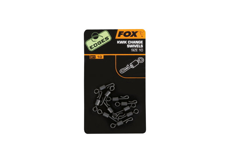 Fox Edges Kwik Change Swivels Size 10