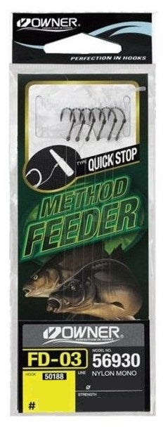 Owner method feeder rigs barbless