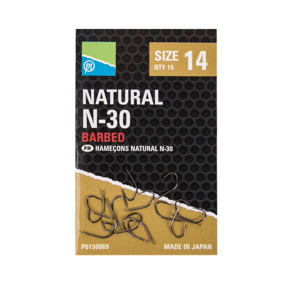 Preston NATURAL N-30 HOOKS