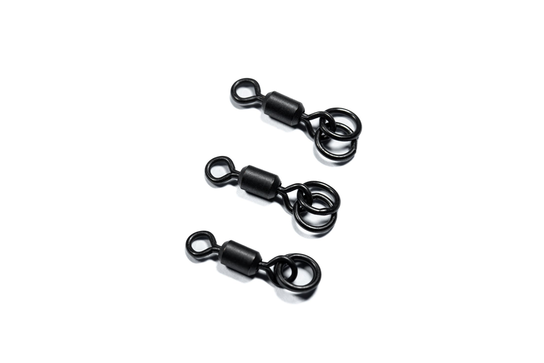 Evolve drop off in-line double ring swivels