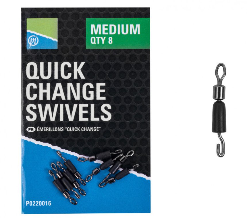 Preston Quick Change Swivels Medium