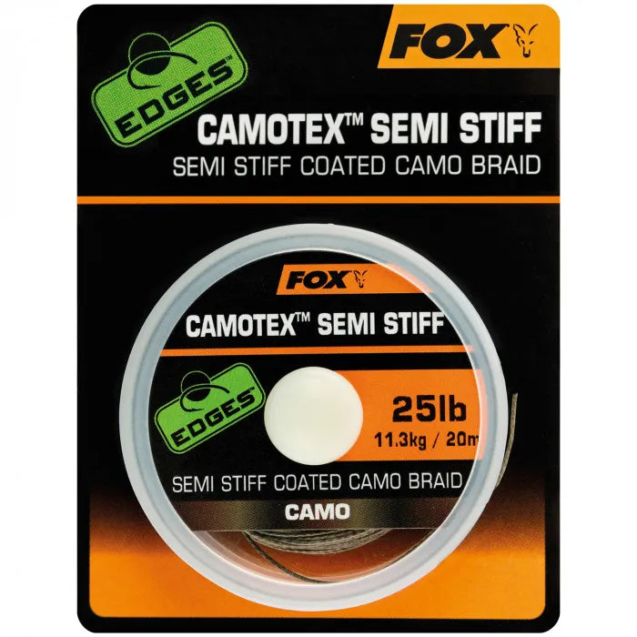 Fox Edges Camotex Semi Stiff 20lb light camo