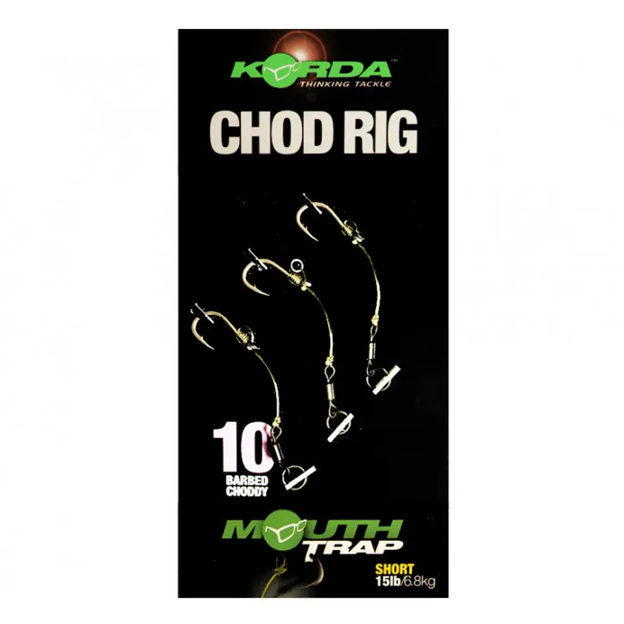 Korda- Ready Tied Chod Rigs Short Mouth Trap