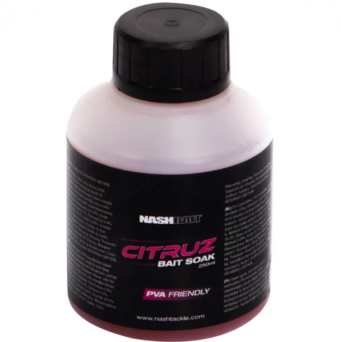 Nash Citruz Liquid Bait Soak 250ml