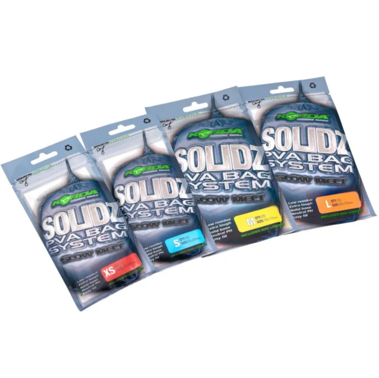 Korda Solidz Slow Melt PVA Bags