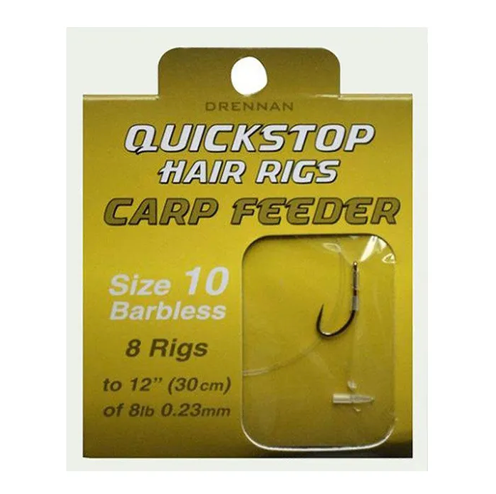 Drennan Quickstop Carp Fishing Feeder Hair Rigs