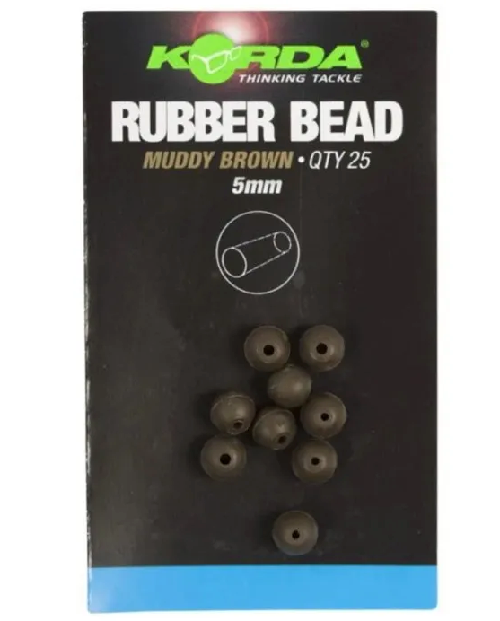 Korda 5mm Rubber Fishing Beads