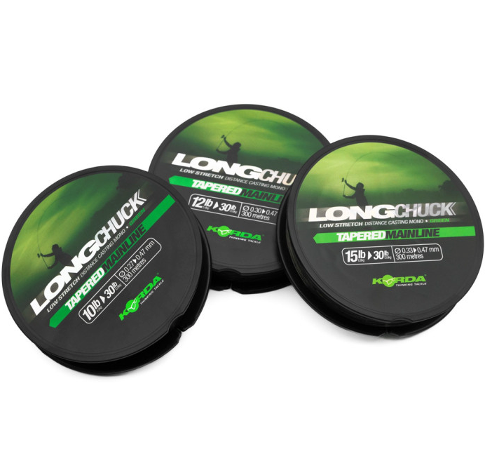 Korda Long Chuck Green Tapered Mainline 300m