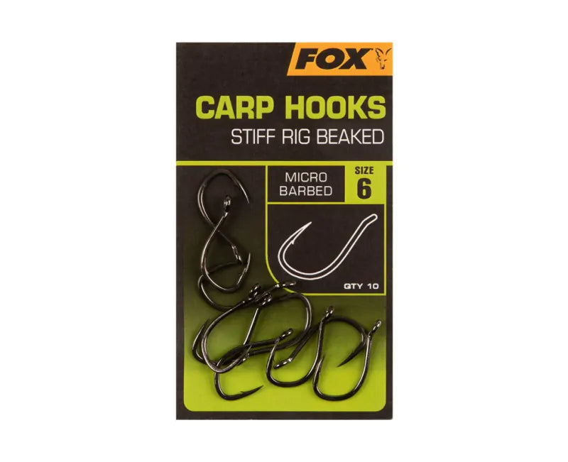 Fox carp hook stiff rig beaked