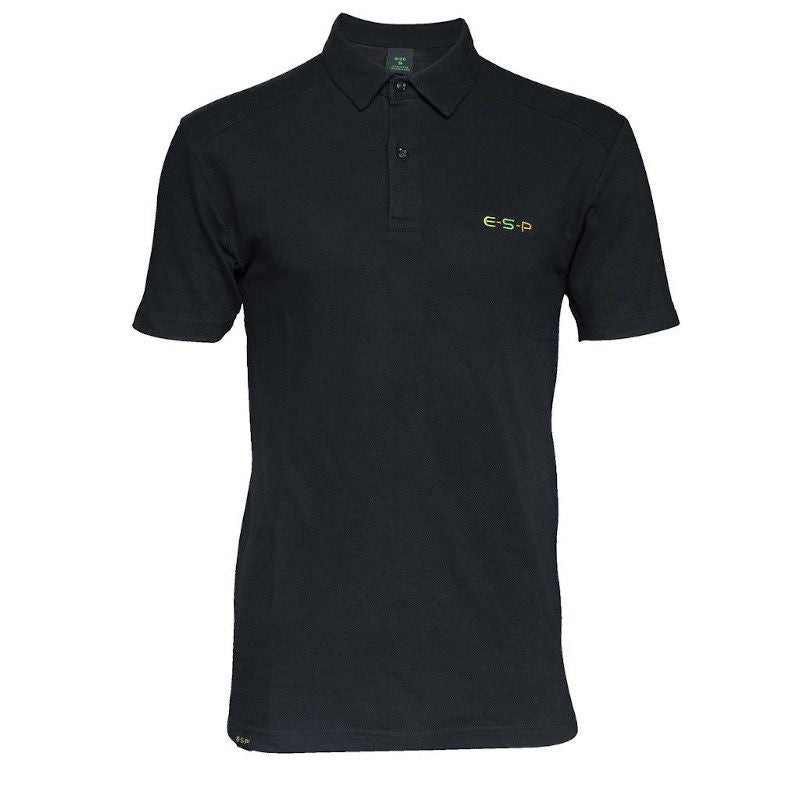 ESP  minimal polo shirt black