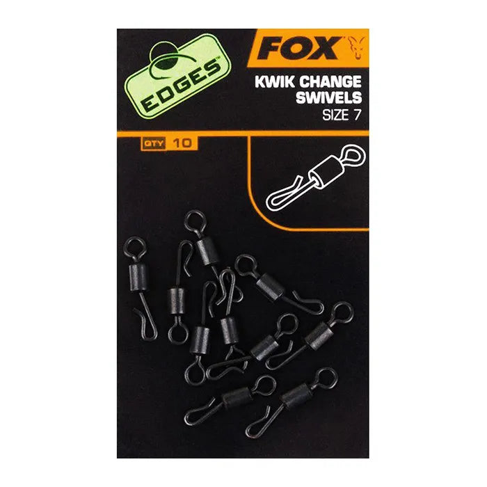 Fox Edges Kwik Change Fishing Swivels