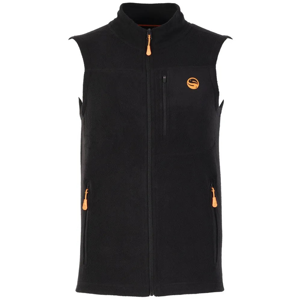 Guru fleece gilet black