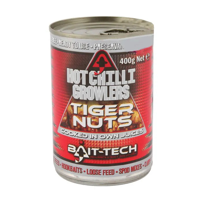 Bait-Tech Canned Hot Chilli Growlers Tiger Nuts