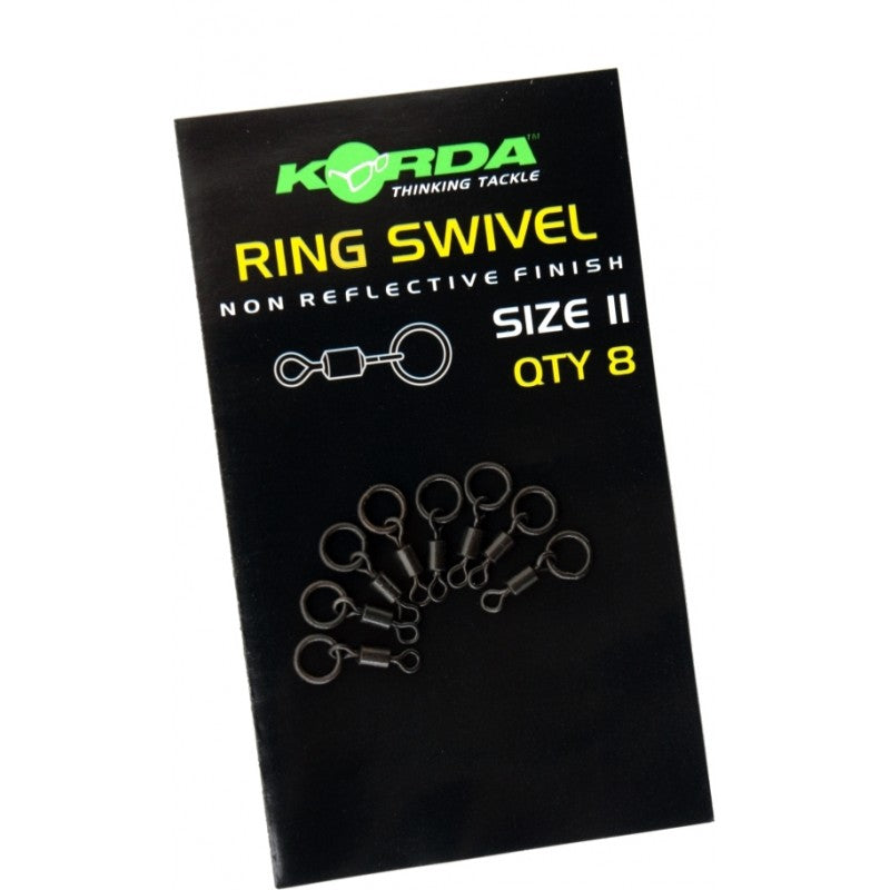 Korda- Ring Swivel Non Reflec Size 11