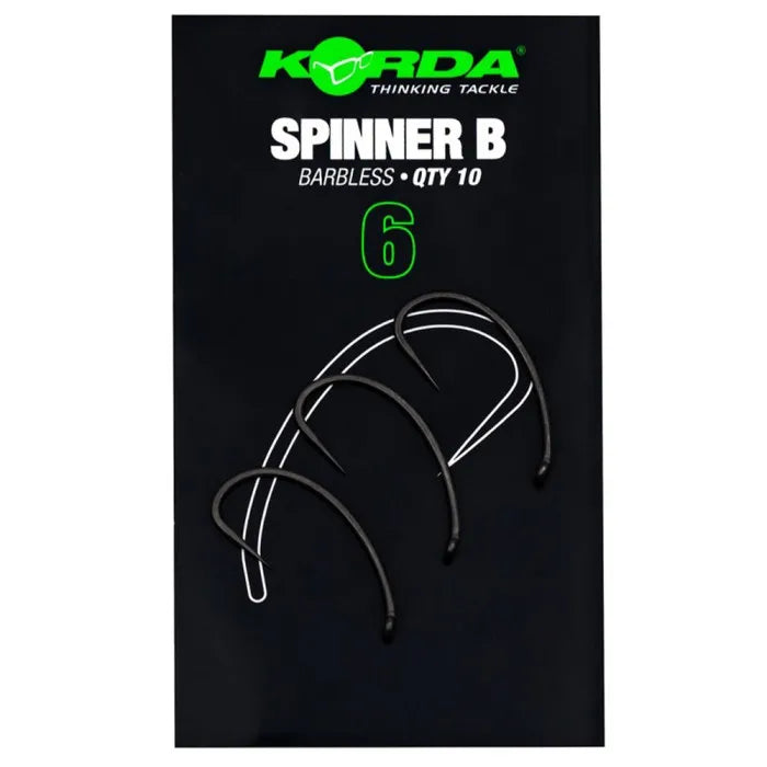 Korda Spinner Barbless Hooks