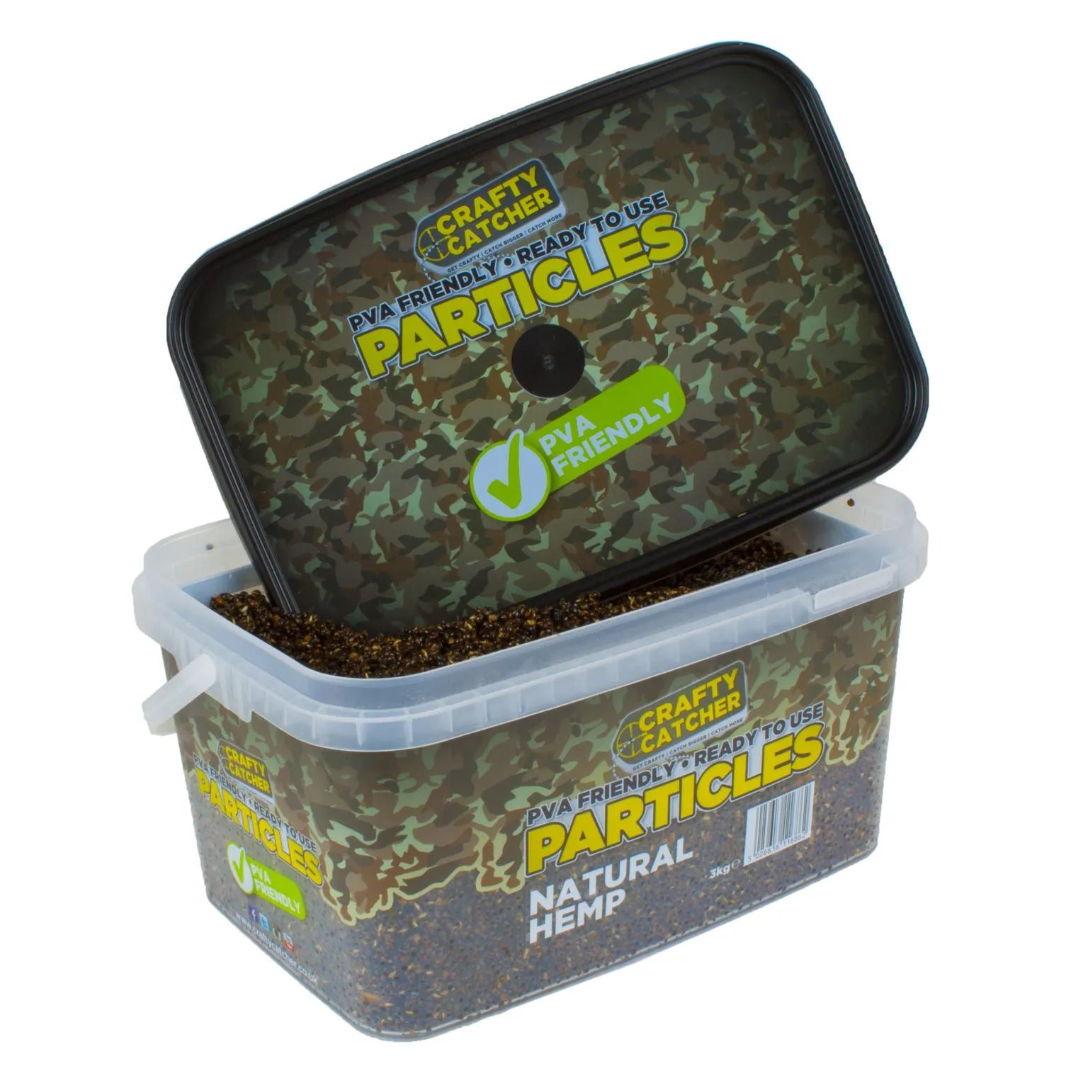 Crafty Catcher PREPARED PARTICLES NATURAL HEMP 3kg Tub