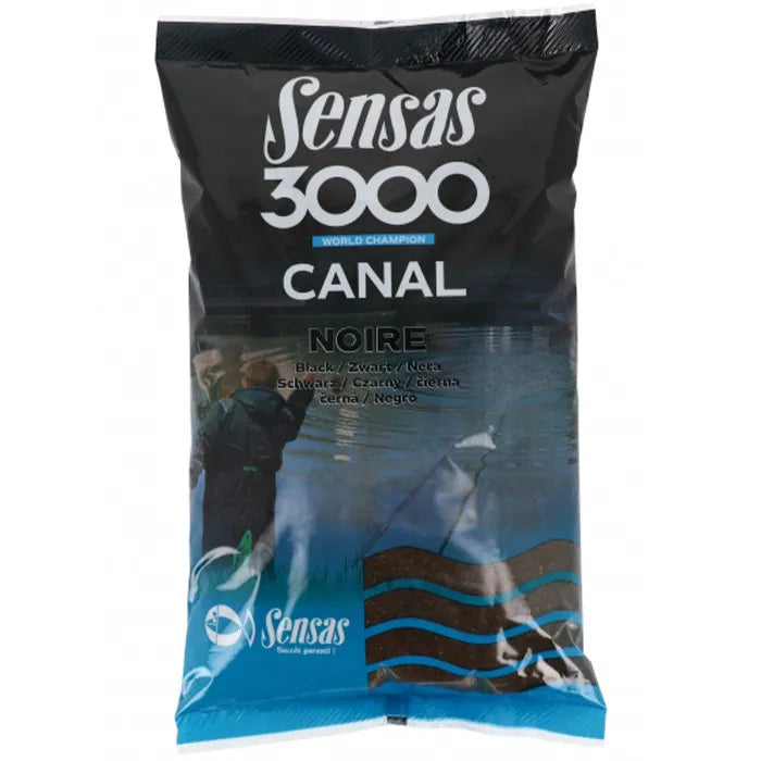 Sensas 3000 Super Canal Noire Black 1kg