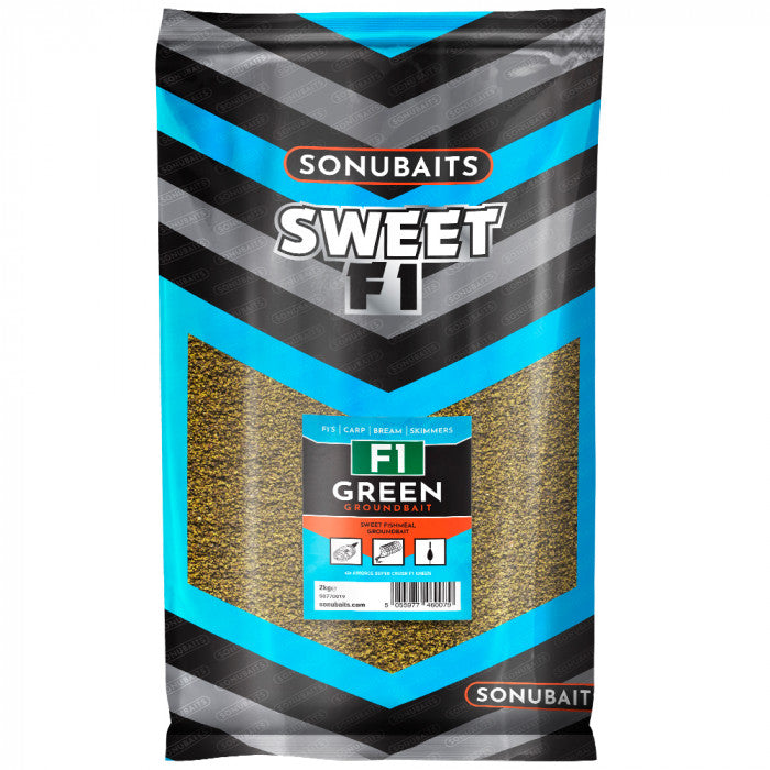 SonuBaits F1 Green Sweet Fishmeal Groundbait