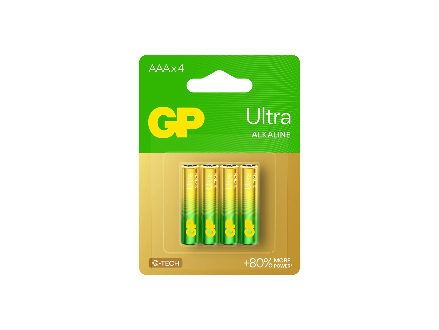 GP Ultra Alkaline AAA Batteries